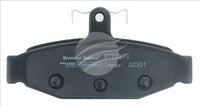 BREMTEC TRADE-LINE BRAKE PADS SET NISSAN PINTARA 1986- BT888TS