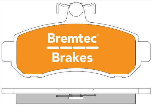 PRO-LINE BRAKE PADS SET MITSUBISHI MAGNA 1996- BT894PRO