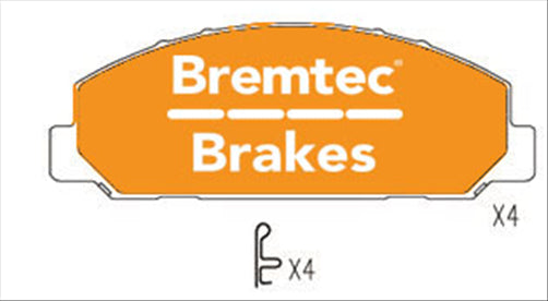 BREMTEC TRANS-LINE BRAKE PAD SET ISUZU NQR450 5.2TDi 2008- BT90220TL