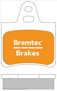 BREMTEC EURO-LINE BRAKE PADS SET CITROEN XANTIA XM Y4 2.0i 2.5D BT923ELC