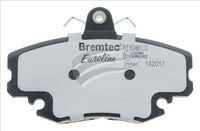 BREMTEC EURO-LINE BRAKE PADS SET RENAULT CLIO II 1.4, 1.6 2001- BT938ELC