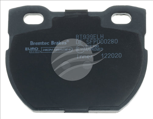 BREMTEC EUROLINE HD CERAMIC+ ZERO DUST LANDROVER DEFENDER 2.5D REAR BT939ELH