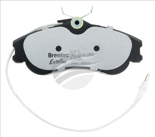BREMTEC EURO-LINE BRAKE PADS SET PEUGEOT 206 (2A/C) 1.6 16V BT947ELC