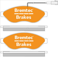 BREMTEC PRO-LINE BRAKE PADS SET DUCATO (250) 120, 160 MULTIJET BT972PRO