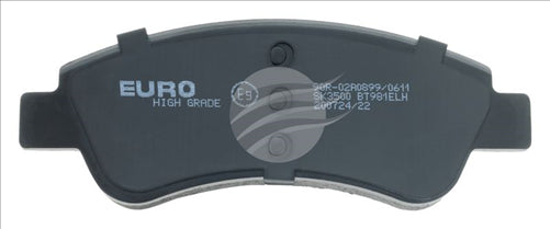 BREMTEC EURO-LINE HD BRAKE PADS SET DUCATO 250. 120 160 MULTIJET BT981ELH