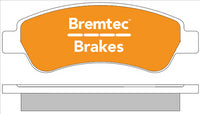 BREMTEC PRO-LINE BRAKE PADS SET DUCATO 250. 120 160 MULTIJET BT981PRO