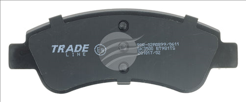 BREMTEC TRADE-LINE BRAKE PADS SET DUCATO 250. 120 160 MULTIJET BT981TS