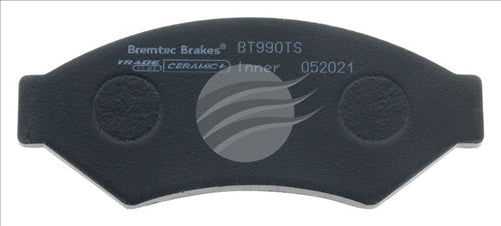 BREMTEC TRADE-LINE BRAKE PADS SET TROJAN CALIPER BT990TS