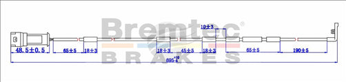 BREMTEC EUROLINE BRAKE WEAR SENSOR BTS142