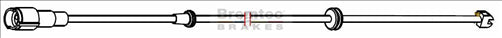 BREMTEC EUROLINE BRAKE WEAR SENSOR BTS160
