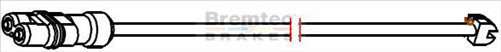 BREMTEC EUROLINE BRAKE WEAR SENSOR BTS166