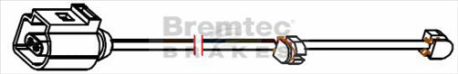 BREMTEC EUROLINE BRAKE WEAR SENSOR BTS178