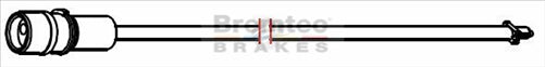 BREMTEC EUROLINE BRAKE WEAR SENSOR BTS190