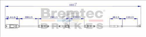 BREMTEC EUROLINE BRAKE WEAR SENSOR BTS230