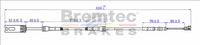 BREMTEC EUROLINE BRAKE WEAR SENSOR BTS233