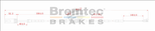 BREMTEC EUROLINE BRAKE WEAR SENSOR BTS235