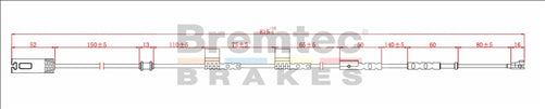 BREMTEC EUROLINE BRAKE WEAR SENSOR BTS245