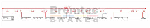 BREMTEC EUROLINE BRAKE WEAR SENSOR BTS246