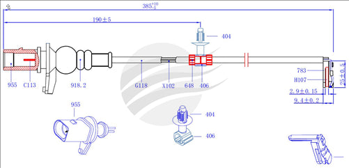 BREMTEC EUROLINE BRAKE WEAR SENSOR BTS325