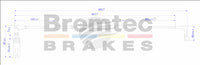BREMTEC EUROLINE BRAKE WEAR SENSOR BTS44