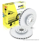 EURO-LINE BRAKE DISC ROTOR PAIR BDR18130EL