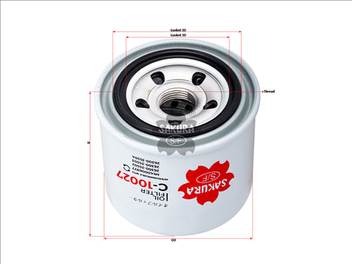 Sakura OIL FILTER FITS Z892 LF16224 C-10027