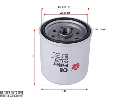 Sakura Oil Filter Use C-1123