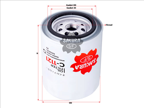 Sakura OIL FILTER  Z9 C-1121