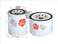 Sakura OIL FILTER FITS Z333 Z155X WZ333NM WZ155 ISUZU NPR NKR C-1512-S