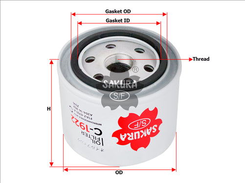 Sakura OIL FILTER Z516 C-1922