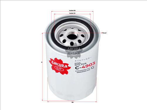 Sakura OIL FILTER 0000 20316 E05 C-4903