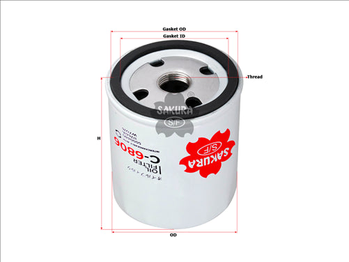 Sakura OIL FILTER 1174416 LF3766 5000480 C-6806