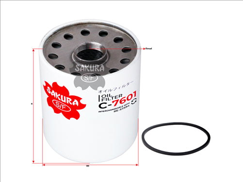 Sakura OIL FILTER FITS LF3567 JX85100C C-7601