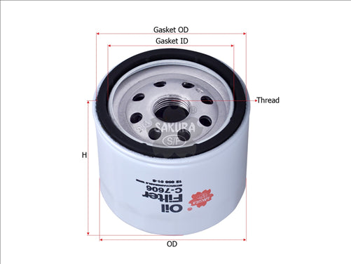 Sakura OIL FILTER FITS LF16108 P551763 C-7606