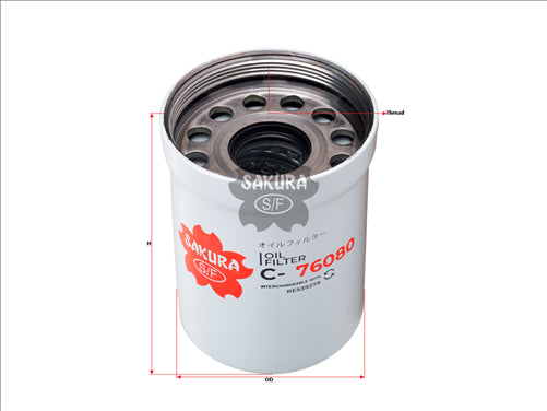 Sakura OIL FILTER P551910 RE39279 C-76080