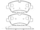 OE+ CERAMIC BRAKE PADS REAR FORD TRANSIT 12> - DB15210CP