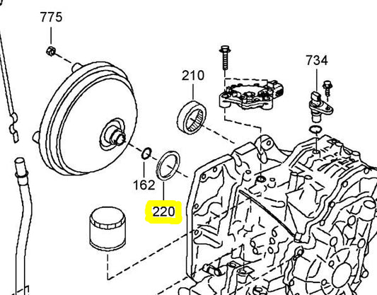 OIL SEAL PUMP HOUSING (RE0F06A/RE0F08A) - C12200