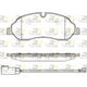 BRAKE DISC PAD FRONT FORD TRANSIT RWD 2013-ON  RDB1602-02-RH