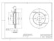 BRAKE DISC F MAZDA 238mm DR9835V