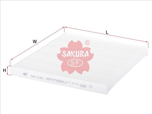 Sakura CABIN FILTER FITS RCA193P WACF0002 CA-1101