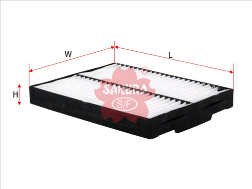 Sakura CABIN FILTER 95861-54J00 CAN USE CF6401P CA-1401