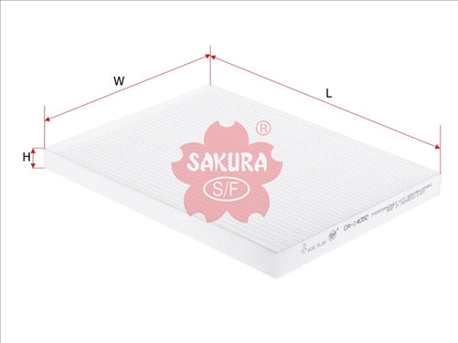 Sakura CABIN FILTER FITS RCA165P WACF0057 CA-14050