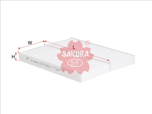 Sakura CABIN FILTER FITS RCA174P WACF0070 SET OF 2 CA-1809-S