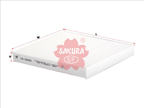 Sakura CABIN FILTER FITS RCA109P WACF0021 CAN USE CF1005P CA-23020