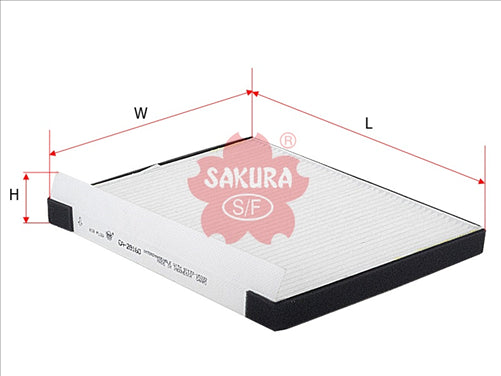 Sakura CABIN FILTER FITS RCA211P WACF0158 CA-28160