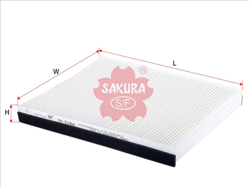 Sakura CABIN FILTER FITS RCA112P WACF0022 7H0819631 CA-31060
