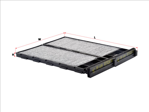 Sakura CABIN FILTER SET FITS RCA318P WACF0265 CAC-18230-S