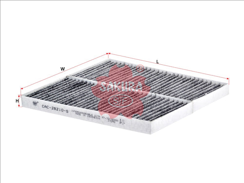 Sakura CABIN FILTER FITS RCA195 WACF0046 SET OF 2 CAC-28210-S