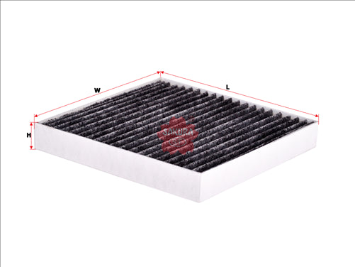 Sakura CABIN FILTER FITS RCA384P WACF0200 68233626AA 55111302AA CAC-66070
