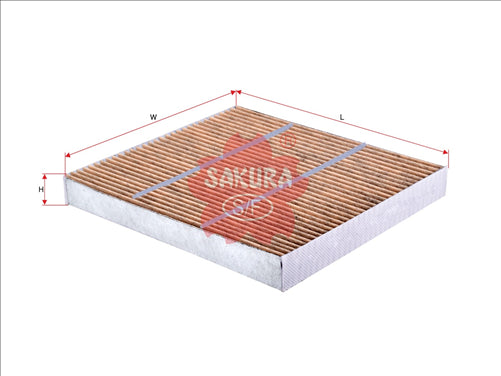 Sakura CABIN FILTER FITS RCA108MS 80290-SDA-A00 CAV-1606